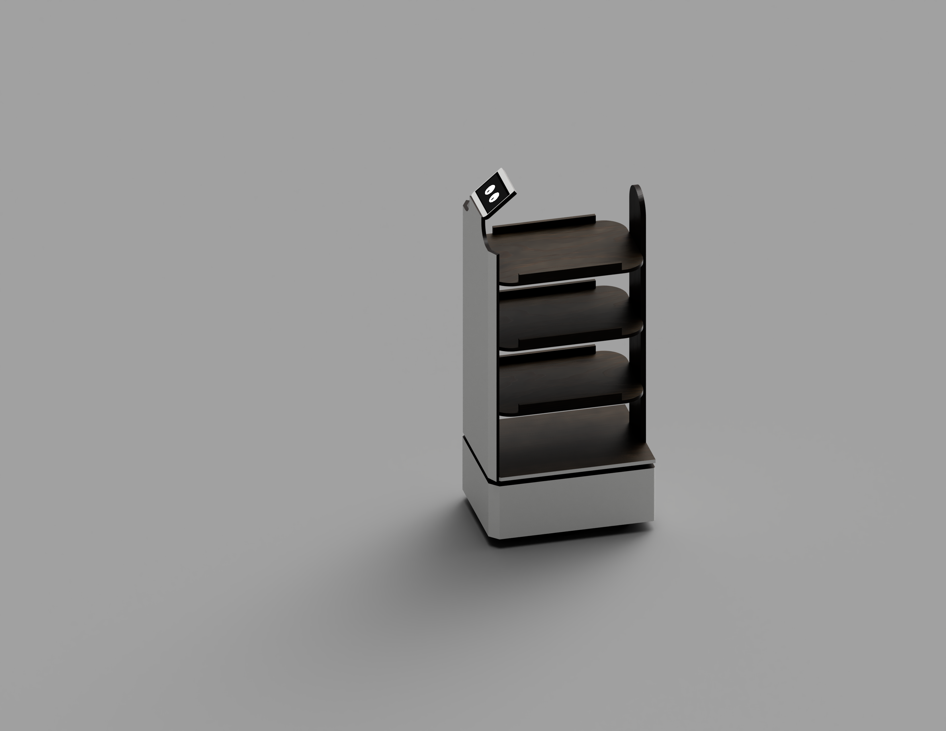 Serving robot premium render